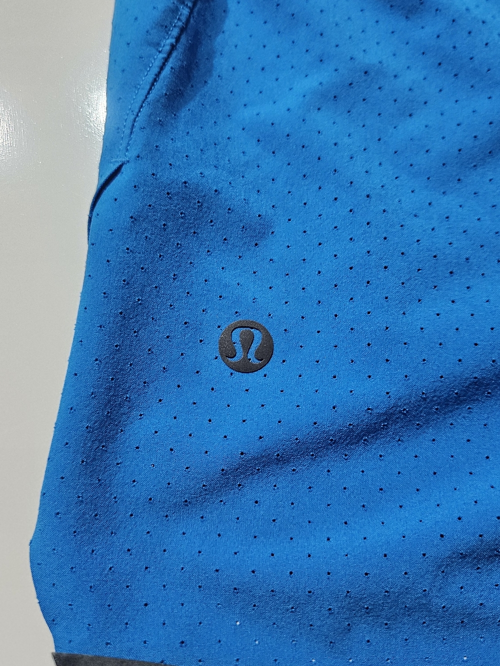 Lululemon Fast & Free Shorts Blue Size L Running Athletic Lined 6”. - Picture 8 of 11